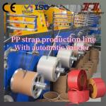 5-19mm width Plastic PP Strap Making Machine With Non Stop Screen Changer And PLC Control System for sale