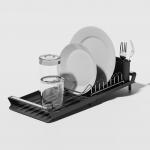 Metal Wire Utensils Holder Dish Draining Board Rack Kitchen Organization