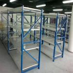 4 Tier Q235 Steel Medium Duty Shelving Blue Grey Medium Duty Racking for sale