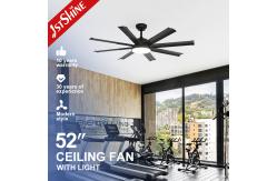 China 15cm 8 Matal Blade Ceiling Fan For Swimming Pool Yoga Studio supplier