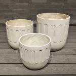 Φ170*H210 Fiberclay Planter Modern Addition To Indoor And Outdoor Space for sale