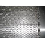 Drying And Draining 201 Chain Mesh Conveyor Belt 3mm Dia