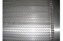 China Drying And Draining 201 Chain Mesh Conveyor Belt 3mm Dia supplier