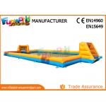 0.55mm PVC tarpaulin Inflatable Sports Games / Inflatable Football Field for sale