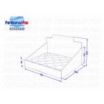 4C Offset Counter Display Boxes Honeycomb Paper 3 Tiers Key Ring 300gsm