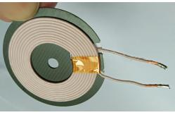 China Battery Chargers Wireless Power Coil , Qi Wireless Receiver Coil 25 Degree Temp supplier
