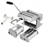 Spaghetti Sustainable Pasta Machine Set Nickel Plated Silver Manual OEM for sale