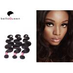 100% Natural Black Human Hair , Tangle And Shedding Free Burmese Hair Extension for sale