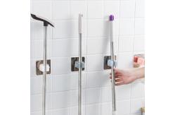 China Custom Wall Mounted Mop And Broom Holder Gripper Tools supplier
