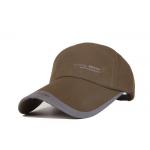 Army Green Canvas Baseball Cap / Golf Hat 3D Embroidery Logo 6 Panel For Mountain Climbing for sale