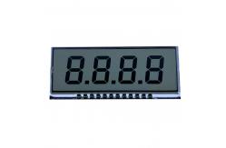 China Metal PIN LCD Digital Display / HTN Positive Transflective Segment LCD Display supplier
