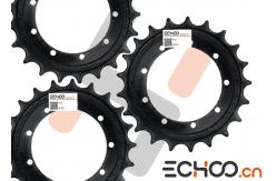 China KX91-3 Mini Excavator Chain Sprocket For Kubota Mini Digger Undercarriage supplier