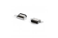 China SMT USB C Female Connector 24 Pin Double Row Waterproof IPX8 supplier