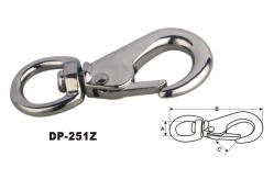 China Zinc diecast round eye swivel boat snap hook supplier