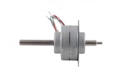 China Permanent Magnet Linear Stepper Motor 36mm 2 Phase Custom Through Shaft supplier