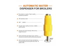 China 360 Degree triggering Chicken Automatic Nipple Drinker Broiler Chicken Water Poultry Nipple Drinker supplier