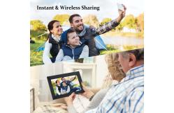 China Customized Smart Cloud WiFi Digital Photo Frame Auto Rotate IPS Touch Screen supplier