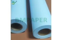 China 20lb Engineering Double Side Blue Plotter Paper Rolls 610mm X 100m supplier