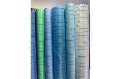 China ESD Antistatic Polyester Fabric Cleanroom Polyester Grid ESD Fabric 0.5cm Pitch Grid supplier