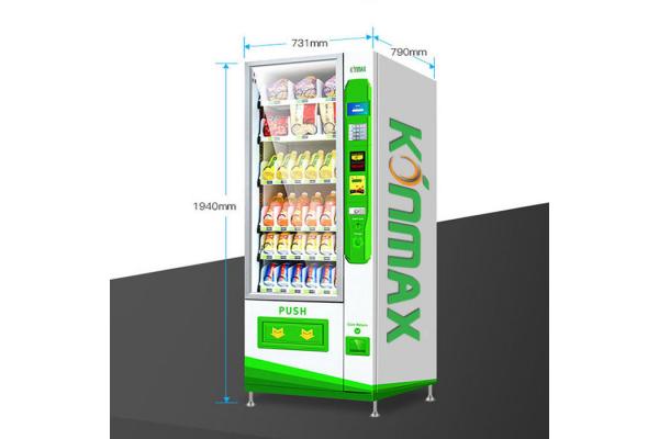 24 Hours Online Self Service Snack Drink Vending Machine GPRS function
