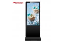 China LED LCD Indoor Digital Advertising Display Signage With 4cm Ultra Thin Body supplier