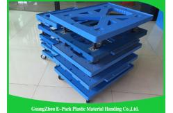 China Logistics Stackable Plastic Moving Dolly Convenience Transport Long Service Life supplier