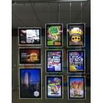Black Border Acrylic DC12V LGP Restaurant Wall Hanging Light Box for sale