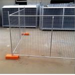 Interlocking 2.1m Tall Metal Tempoary Fence Galvanized Frame Design For Construction for sale