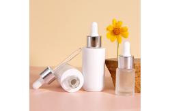 China Custom Amber Eye Glass Dropper Bottles For Serum Cosmetic supplier