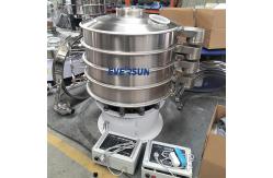 China Ultrasonic Rotary Vibrating Screen Graphite Vibrating Screen For Ternary Material supplier