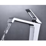 Waterfall Bathroom Basin Faucets , Chrome plated Wash Basin Tap Hot And Cold