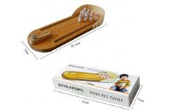 China Kingda 350g Wood Tabletop Bowling Set Indoor family sports CE approval supplier