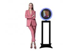 China Portable Photo Booth Ipad Faceplate Social Kiosk Photo Booth With Flight Case supplier