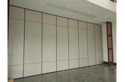 China Sliding Movable Office Partition Wall With Wheels Maximum 6 Meters Height supplier