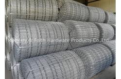 China Concrete Weight Coating Galvanized Wire Mesh Tensile Strength 483N - 650N/Mm2 supplier