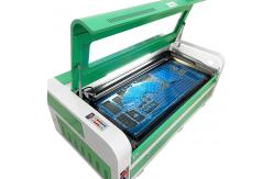 China DQ High Precision 100*40CM CO2 Screen Protector Cutting Machine supplier