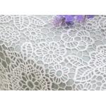 Wedding Dresses Water Soluble Lace Fabric With Chemical Polyester Floral Lace for sale