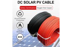 China Single Core TUV DC Solar Cable 6mm2 High Temperature Resistant supplier