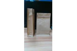 China Stand Up Kraft Paper Bag Customized Paper Bags With Foil / Zipper supplier