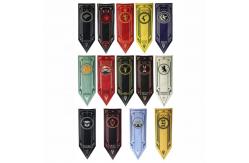 China 75D 100D 150D Polyester Custom Wall Banner CMYK Printed 14x21cm supplier