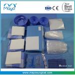 Radial Angiography Drape Kits with Femoral Angio Drape Clear Windows Dual Apertures for sale