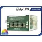 Printing Customized Corrugated Paper Display Boxes with PVC Transparent Windows for sale