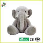 30cm Grey Cuddly Stuffed Elephant Plush Toy OEM Acceptable for sale