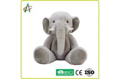 China 30cm Grey Cuddly Stuffed Elephant Plush Toy OEM Acceptable supplier