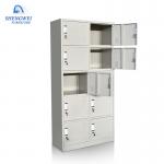 5 Tiers 10 Doors Knocked Down Structure Steel File Storage Locker