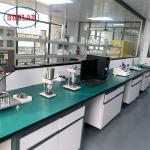 Heavy Duty Chemistry Lab Workbench  With Storage In Silver High Durability for sale