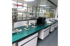 China Heavy Duty Chemistry Lab Workbench  With Storage In Silver High Durability supplier