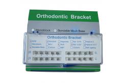 China Bondable Mini Roth Orthodontic Bracket 0.018 Double Slot With Hook345 supplier