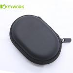 Waterproof Zipper Ellipse Eva Earphone Case Portable Earphone Storage bag Manufacturer for sale