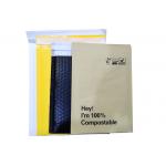 Eco Friendly ISO9001 Kraft Paper Bubble Mailers Biodegradable for sale